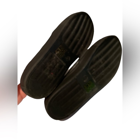 Versace 1969 RETRO silver metallic slide on sneakers size 37 (US7) black bottom - Picture 8 of 10